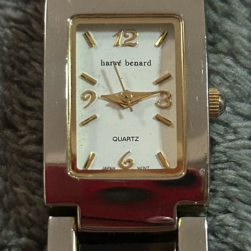 Herve Benard Gold and Silver Watch